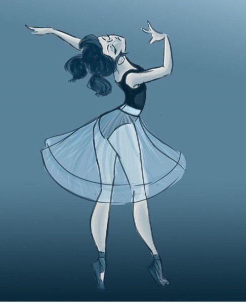 Аниме балет прыжок