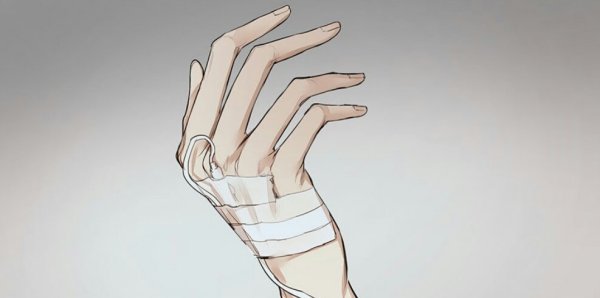 Женская рука арт