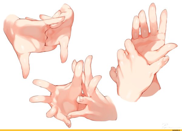 Раскрытая ладонь референс