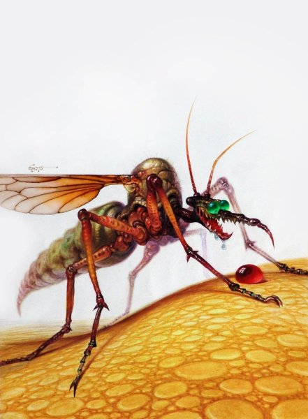 Комары в живописи