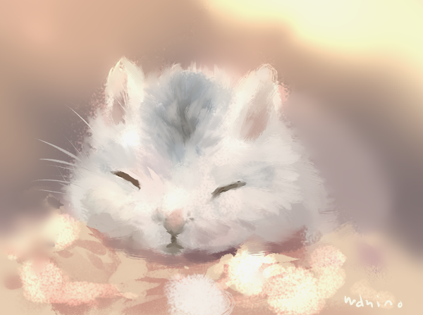 Милый хомяк арт