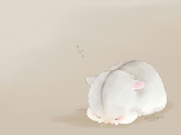 Милые арты хомяков