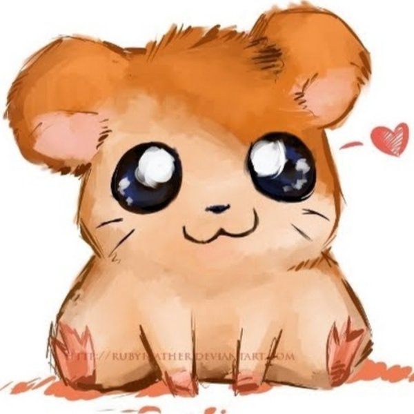 Хомячок милый мультяшный