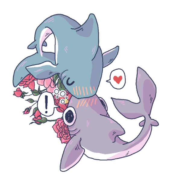 Акулы милые арты