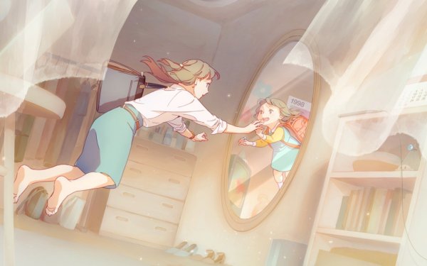 Отражение в зеркале арт