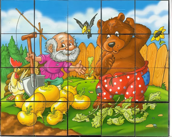 Пазлы из сказок