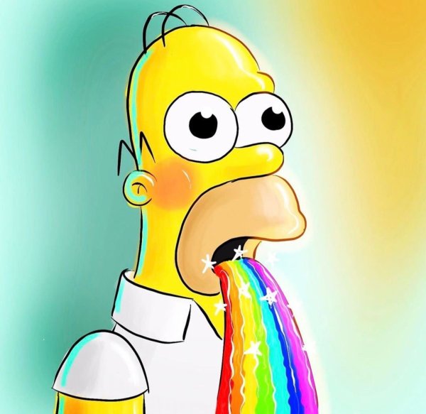 Гомер симпсон арт