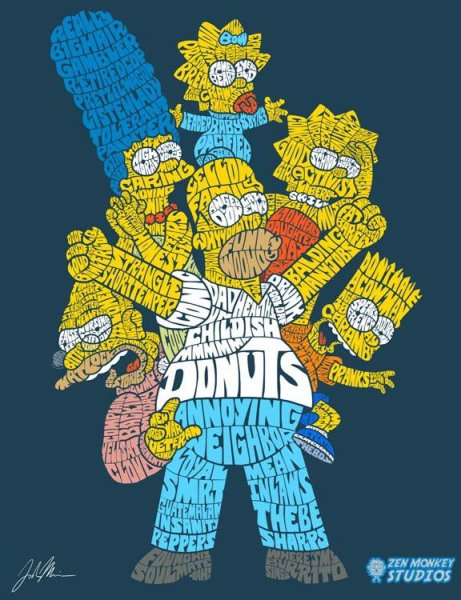 Симпсоны арт