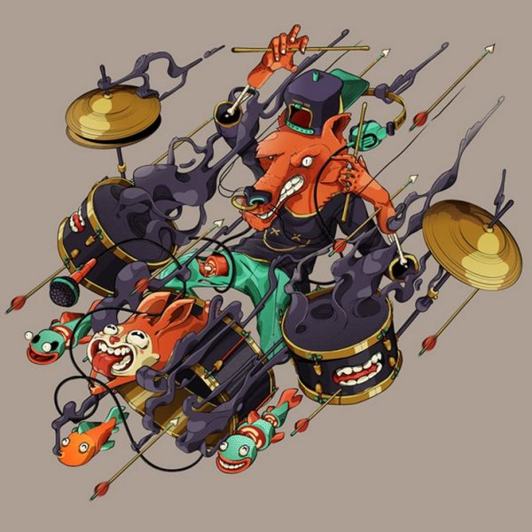 Эскизы татуировок барабаны