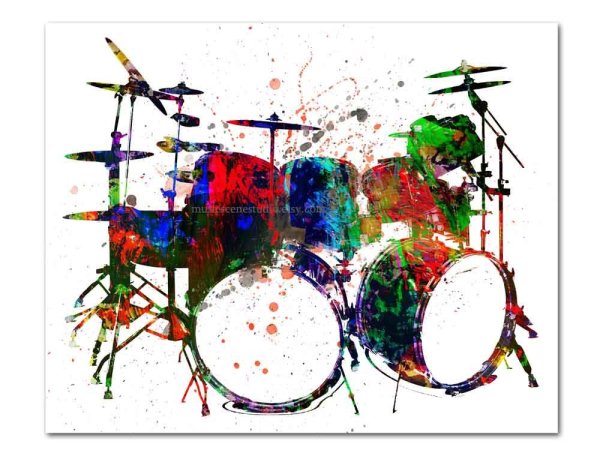 Барабаны абстракция