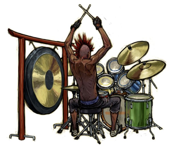 Барабанщик арты