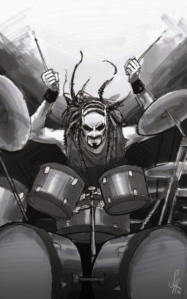 Металлопокалипсис арт барабанщик