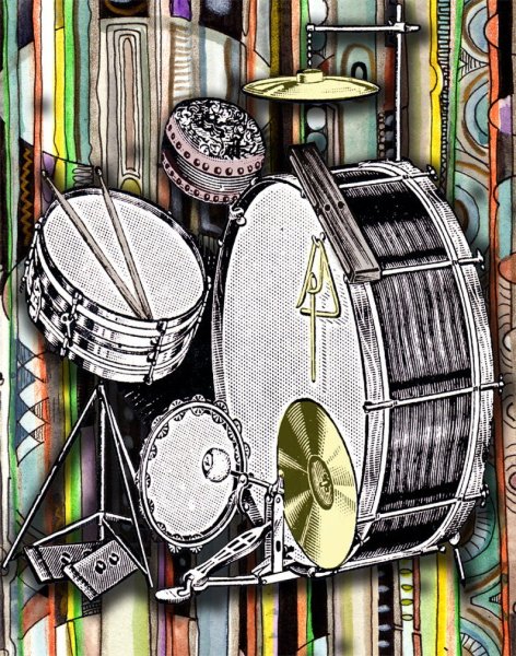 Барабаны картина