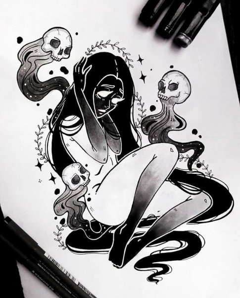 Арт тату эскизы