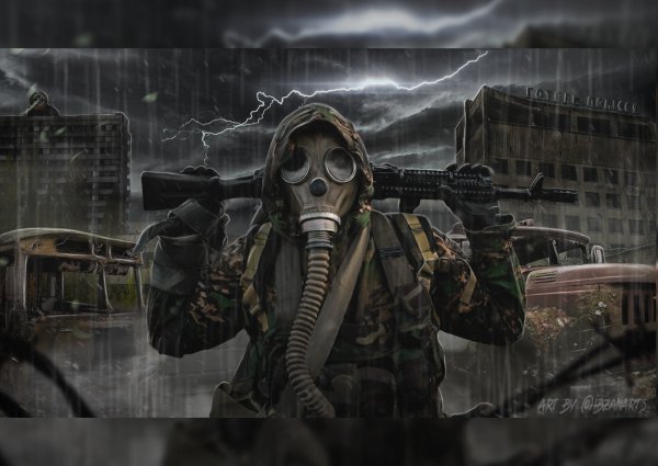 Противогаз наёмников сталкер