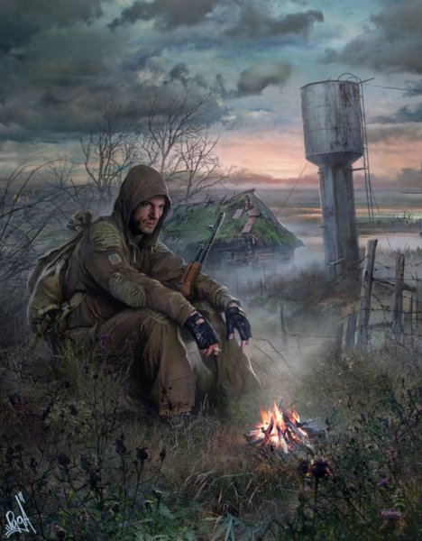 Сталкер Химик и Пригоршня арт