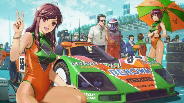 Аниме с гонками