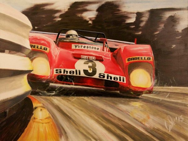 Фотообои гонки на стену