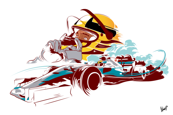Гоночные иллюстрации