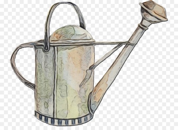 Лейка Садовая металл на прозрачном фоне