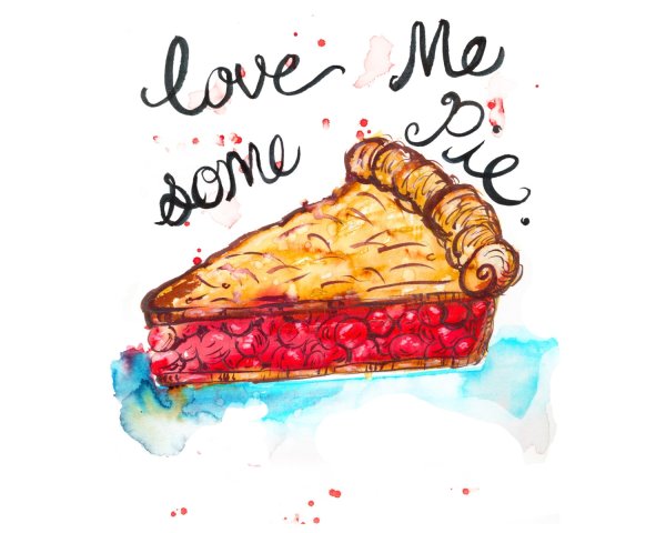 Пироги рисунок арт