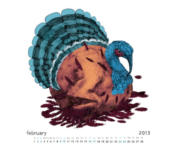 Индюк в иллюстраторе