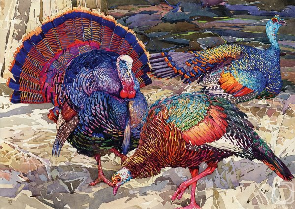 Индюк живопись