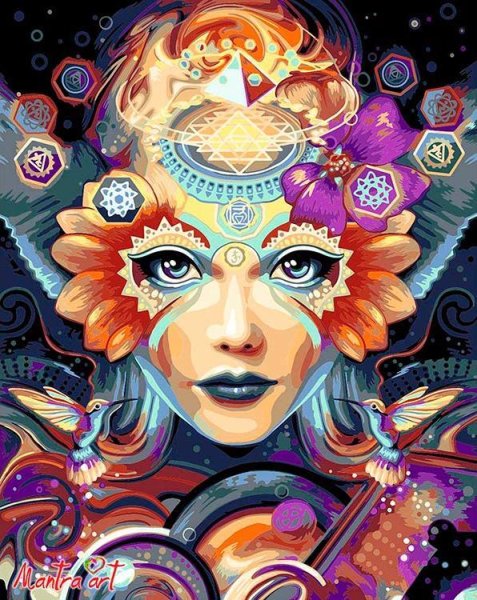 Девушка. Абстракция