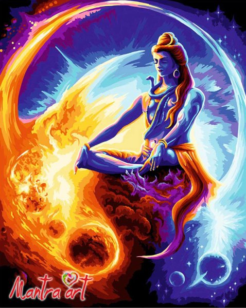 Шива космос мантра арт