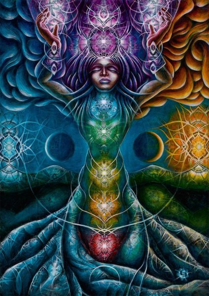 Анахата чакра арт