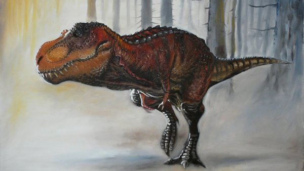 Красный Тираннозавр рекс