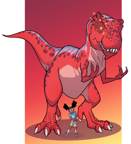 Тираннозавр рекс арт