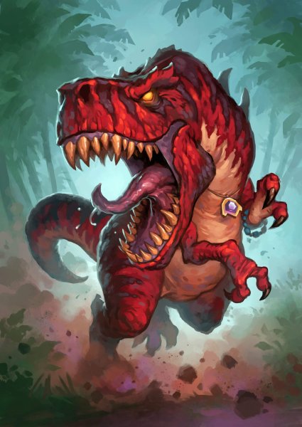 Динозавры варкрафт арт