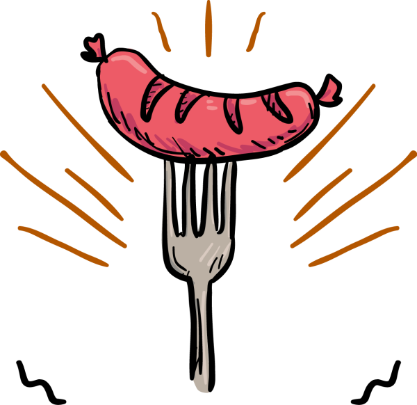 Сосиска арт