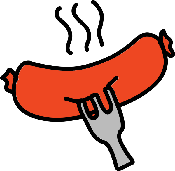 Сосиски мультяшные