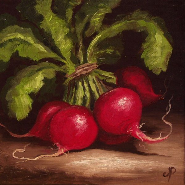 Натюрморт с редиской