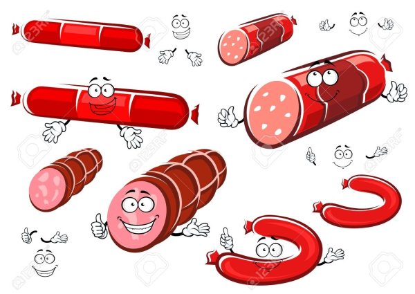 Веселая колбаса салями