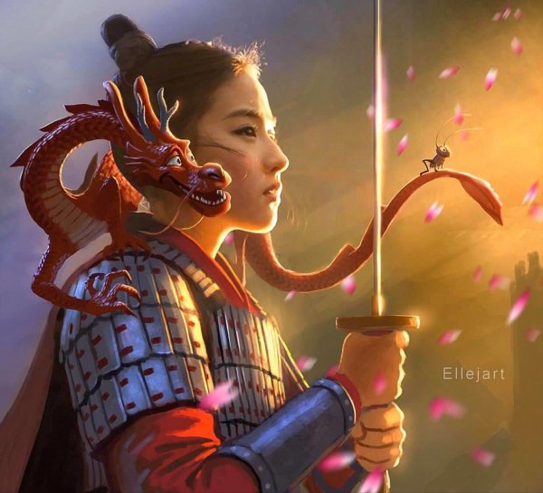 Мулан фан арт