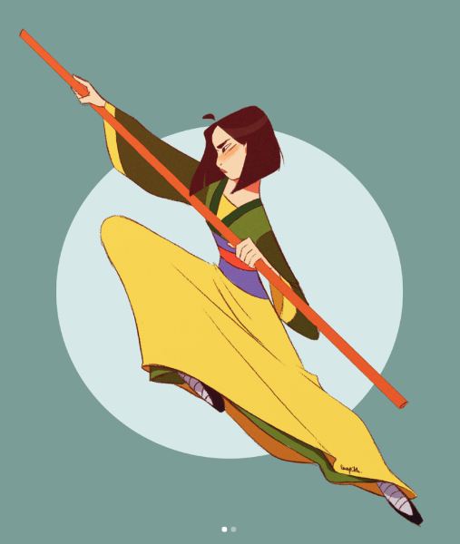 Мулан Дисней аниме