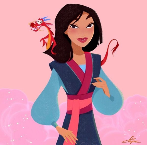 Принцессы Дисней аниме Мулан