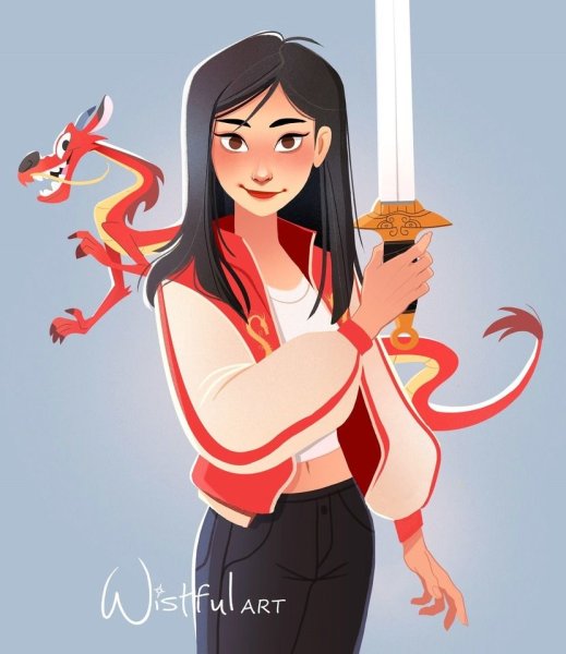 Принцесса Мулан аниме