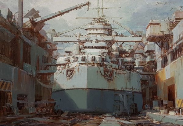 Броненосец паропанк арт