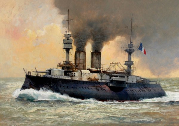 Эскадренный броненосец "Jaureguiberry"