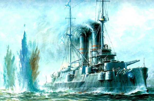 Линкор Слава в Моонзунде