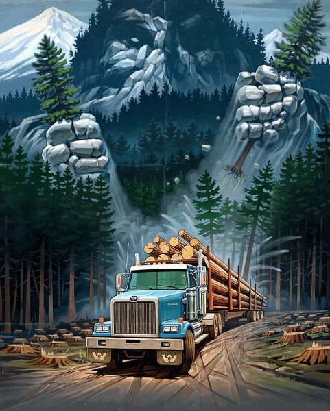 Грузовик арт