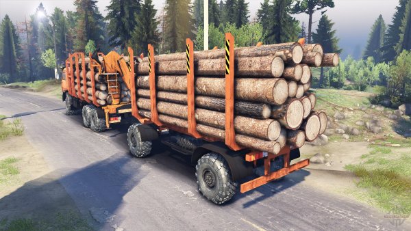 КАМАЗ прицеп лесовоз 44118