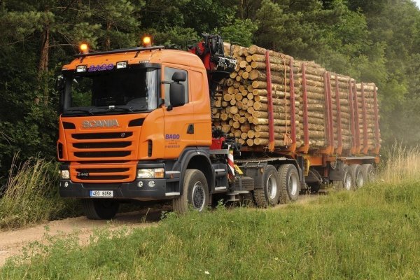 Скания 6на6 лесовоз