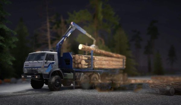 КАМАЗ 4310 лесовоз MUDRUNNER