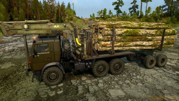 КАМАЗ 4310 лесовоз спинтирес