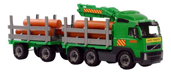 Лесовоз Полесье с прицепом Volvo (8725) 77.5 см